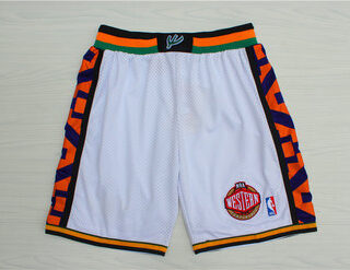 1995 All-Star White Hardwood Classics Shorts