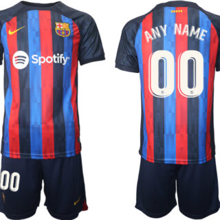 2022 Men's Custom Barcelona home Jersey