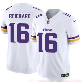 Men's Minnesota Vikings #16 Will Reichard White 2024 F.U.S.E. Vapor Untouchable Limited Stitched Jersey