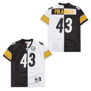 Mitchell And Ness Steelers #43 Throwback Stitched NFL Jerseys
