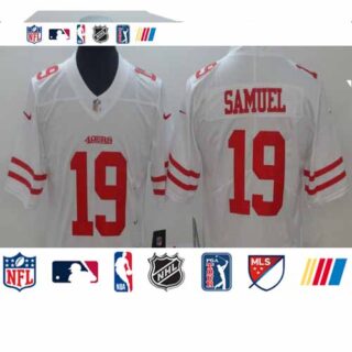 49ers 19 Deebo Samuel White Vapor Untouchable Limited Jesey