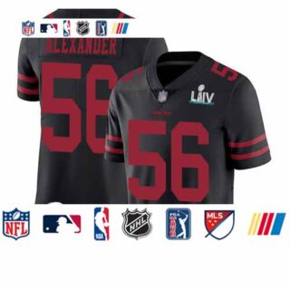 49ers #56 Kwon Alexander Black Alternate Super Bowl LIV Bound Youth Stitched Football Vapor Untouchable Limited Jersey