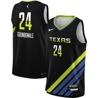Youth Dallas Wings Arike Ogunbowale Nike Black 2023 Rebel Edition Victory Player Jersey