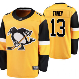Adidas Penguins 13 Brandon Tanev Yellow Stitched NHL Jersey (1)