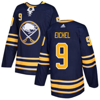 Adidas Sabres #9 Jack Eichel Navy Blue Home Authentic Stitched NHL Jersey