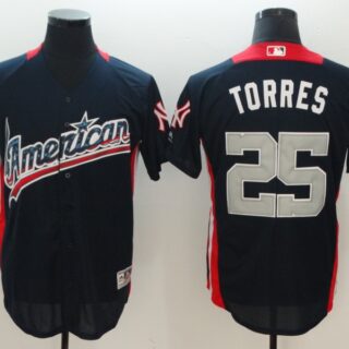 American League 25 Gleyber Torres Navy 2018 MLB All-Star Game Home Run Derby Jersey