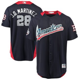 American League 28 J.D. Martinez Navy 2018 MLB All-Star Game Home Run Derby Jersey