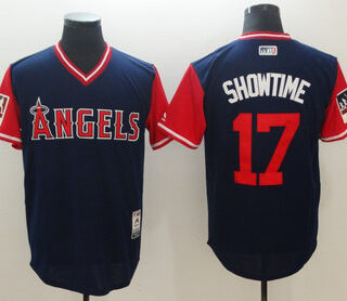 Angels 17 Shohei Ohtani Showtime Navy 2018 Players' Weekend Authentic Team Jersey