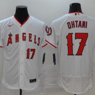 Angels 17 Shohei Ohtani White 2020 Nike Flexbase Jersey