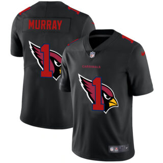 Arizona Cardinals #1 Kyler Murray Men's Nike Team Logo Dual Overlap Limited NFL Jersey Black