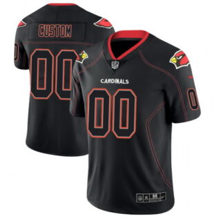 Arizona Cardinals Custom 2018 Lights Out Color Rush Limited Black Jersey