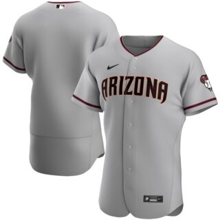 Arizona Diamondbacks Men's Nike Gray Road 2020 Authentic MLB Team Jersey