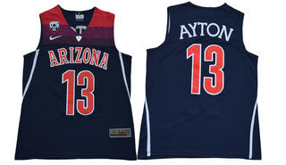 Arizona Wildcats 13 Deandre Ayton Navy College Basketball Jersey
