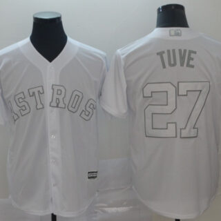 Astros 27 Jose Altuve Tuve White 2019 Players' Weekend Player Jersey