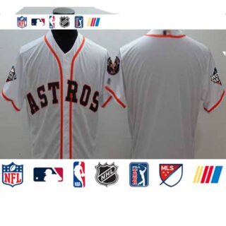 Astros Blank White Flexbase Authentic Collection 2019 World Series Bound Stitched Baseball Jersey