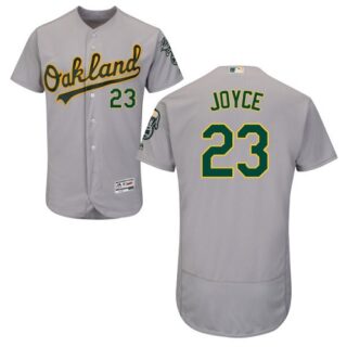 Athletics #23 Matt Joyce Grey Flexbase Authentic Collection Stitched Baseball Jersey