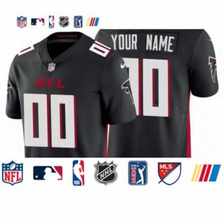 Atlanta Falcons Custom Men's Nike Black 2020 Vapor Untouchable Limited NFL Jersey