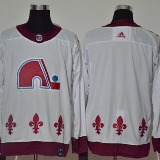 Avalanche Blank White 2020-21 Reverse Retro Adidas Jersey