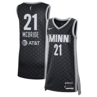 Women's Minnesota Lynx Kayla McBride Nike Black 2021 Rebel Edition Victory Player Jersey