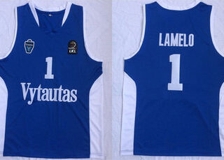 BC Prienai 1 Lamelo Ball Blue Basketball Jersey