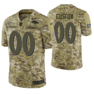Baltimore Ravens Custom Camo 2018 Salute to Service Limited Jersey