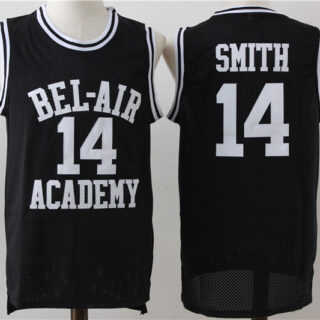 Bel-Air Academy 14 Will Smith Black Stitched Movie Jersey