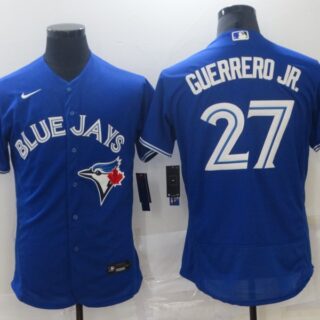 Blue Jays 27 Vladimir Guerrero Jr. Royal 2020 Nike Flexbase Jersey