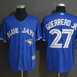Blue Jays 27 Vladimir Guerrero Jr. Royal Cool Base Jersey