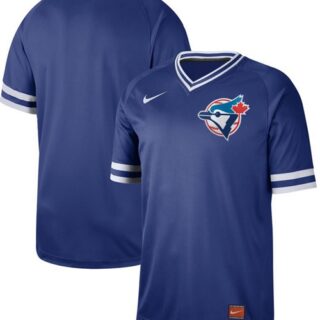 Blue Jays Blank Royal Authentic Cooperstown Collection Stitched Baseball Jersey