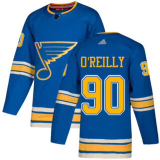 Blues #90 Ryan O'Reilly Blue Alternate Authentic Stitched Hockey Jersey