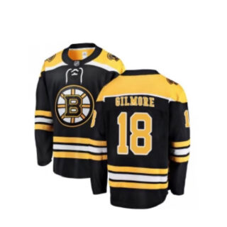 Boston Bruins #18 Happy Gilmore Black Home Jersey