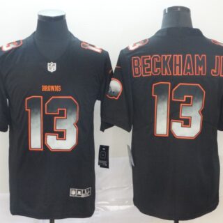 Browns 13 Odell Beckham Jr. Black Arch Smoke Vapor Untouchable Limited Jersey