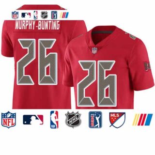 Buccaneers #26 Sean Murphy-Bunting Red Men's Stitched Football Limited Rush Jersey