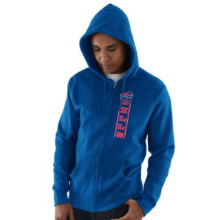 Buffalo Bills Hook And Ladder Full Zip Hoodie Royal
