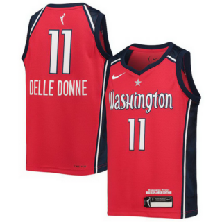 Youth Washington Mystics Elena Delle Donne Nike Red 2021 Explorer Edition Victory Player Jersey