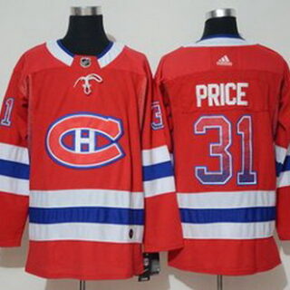 Canadiens 31 Carey Price Red Drift Fashion Adidas Jersey