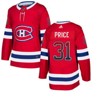 Men's Montreal Canadiens #31 Carey Price Red Drift Fashion Adidas Jersey