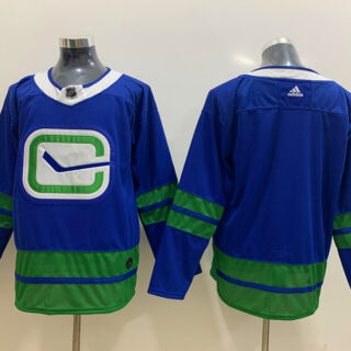 Canucks Blank Blue Adidas Jersey