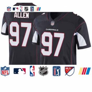 Cardinals #97 Zach Allen Black Alternate Men's Stitched Football Vapor Untouchable Limited Jersey