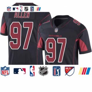 Cardinals #97 Zach Allen Black Men's Stitched Football Limited Rush Jersey