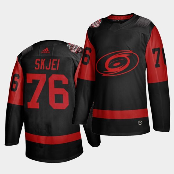 Carolina Hurricanes #76 Brady Skjei Black Men's 2021 Stadium Series Outdoor Game Jersey