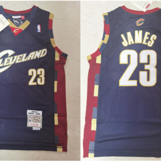 Cavaliers 23 Lebron James Black 2003-04 Hardwood Classics Jersey
