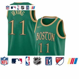 Celtics #11 Kyrie Irving Green Basketball Swingman City Edition 2019 20 Jersey
