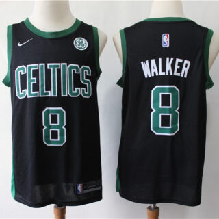 Celtics 8 Kemba Walker Black Nike Swingman Jersey