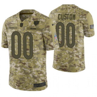 Chicago Bears Custom Camo 2018 Salute to Service Limited Jersey