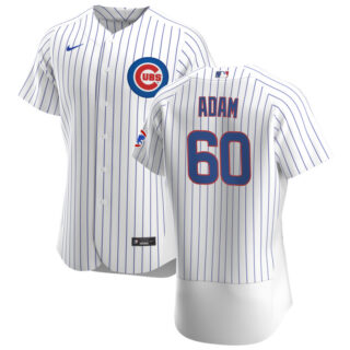 Chicago Cubs #60 Jason Adam Men's Nike White Home 2020 Authentic Player Jersey