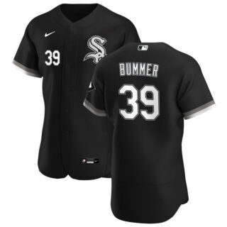 Chicago White Sox #39 Aaron Bummer Men's Nike Black Alternate 2020 Authentic Player MLB Jersey