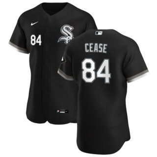 Chicago White Sox #84 Dylan Cease Men's Nike Black Alternate 2020 Authentic Player MLB Jersey