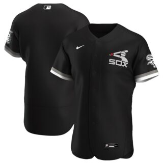 Chicago White Sox Men's Nike Black Alternate 2020 Authentic Team MLB Jersey