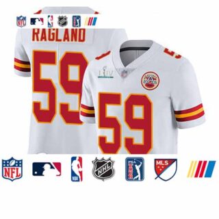 Chiefs #59 Reggie Ragland White Super Bowl LIV Bound Men's Stitched Football Vapor Untouchable Limited Jersey